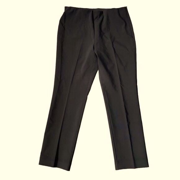 Lou & Gray Loft Womens Form Slacks Brown Elastic Waistband Side Zipper Pants SZ - Picture 14 of 14